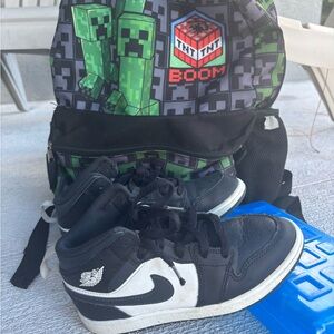 Nike Kids Black and White Sneakers